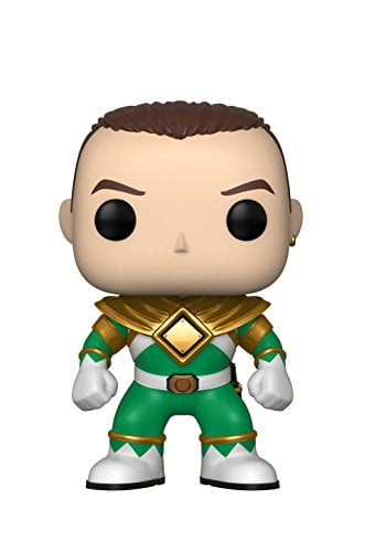 Funko Pop Television: Power Rangers - Green Ranger (No Helmet) Collectible Figure, Multicolor