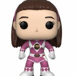 Funko Pop Television: Power Rangers - Pink Ranger (No Helmet) Collectible Figure, Multicolor