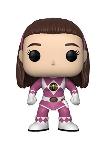 Funko Pop Television: Power Rangers - Pink Ranger (No Helmet) Collectible Figure, Multicolor