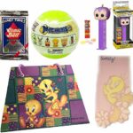 Tweet Toons Cadet Looney Pop! Figure Head Pig Bundled with Tweety Bird Memo Pad & Notebook + Mini Blind Capsule Character & Bugs Bunny Comicball Trading Pack + Pez 5 Items Tweet Toons Cadet Looney Pop! Figure Head Pig Bundled with Tweety Bird Memo Pad & Notebook + Mini Blind Capsule Character & Bugs Bunny Comicball Trading Pack + Pez 5 Items