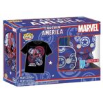 Funko POP! Collector's Box: Captain America Marvel Patriotic Age POP & Tee (Exclusive) XXL Funko POP! Collector's Box: Captain America Marvel Patriotic Age POP & Tee (Exclusive) XXL