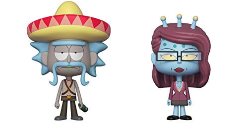 Funko 32267 Vynl Morty-Rick with Sombrero and Unity Collectible Figure, Multicolor