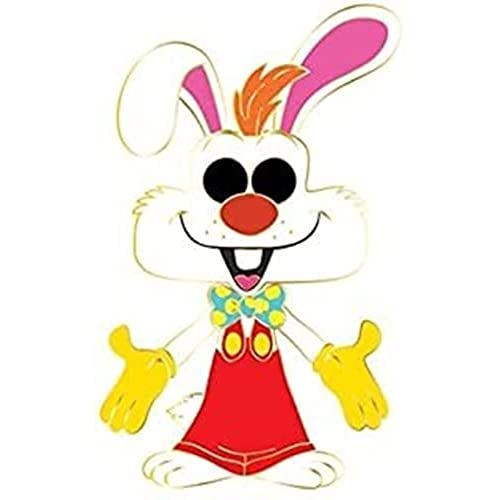 Funko Pop! Pin - Roger Rabbit Multicolor, 3.75 inches