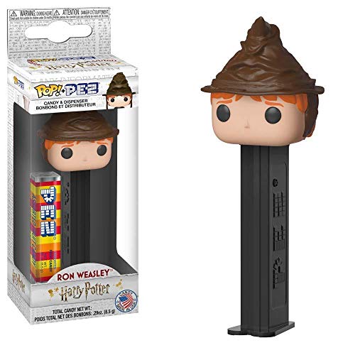 Funko Pop! Pez: Harry Potter - Ron Weasley (Sorting Hat), Multicolor