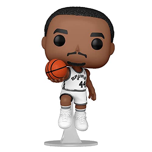 Funko POP NBA: Legends - George Gervin (San Antonio Spurs Home Jersey) Collectible Vinyl Figure, Multicolor (55218)