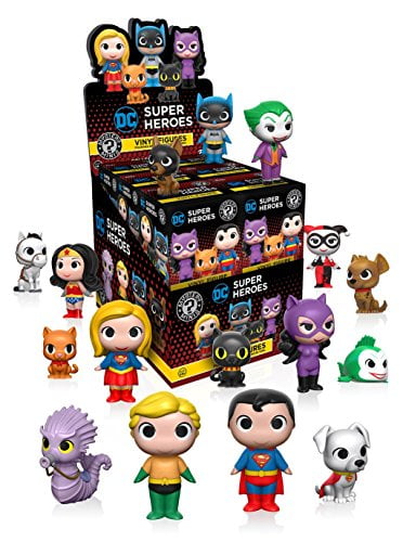 Funko 11346 Mystery Mini Blind Box: DC Heroes & Pets (1 Random Figure)