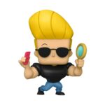 POP Funko Animation: Johnny Bravo - Johnny with Mirror & Comb, Multicolor, 5 inches, (57789)