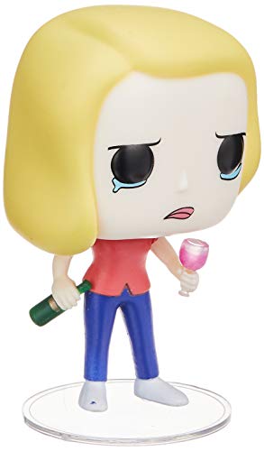 Funko Pop! Animation: Rick and Morty Beth with Wine Glass Collectible Figure