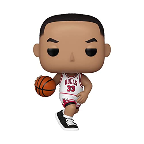 Funko POP NBA: Legends - Scottie Pippen (Chicago Bulls Home Jersey) Collectible Vinyl Figure,Multicolor,55221