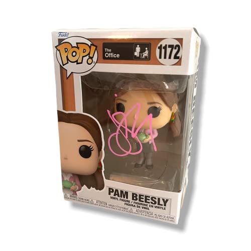 The Office Jenna Fischer Autographed (Pam Beesly with teapot) Funko Pop #1172, JSA Witness Certified