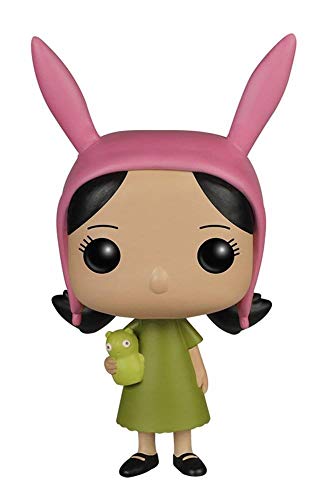 Funko Pop: Animation: Bob's Burgers- Louise Vinyl Figure + FUNKO PROTECTIVE CASE