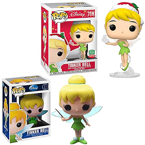 Double Fairy of Tinker Bell Disney Pop! Figure from Peter Pan Vinyl Character Bundled with Limited Edition Exclusive 2 Items