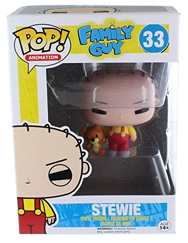 Funko Pop TV: Animation: Family Guy- Stewie Vinyl Figure + FUNKO PROTECTIVE CASE