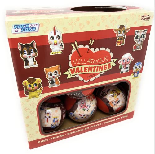 Funko Paka Paka: Villainous Valentines Mini-Figure Blind Capsule Display (Case of 18)