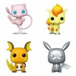 Funko-Games: POP! Pokemon Collectors Set 3 - Ponyta, Raichu, Mew, Pikachu