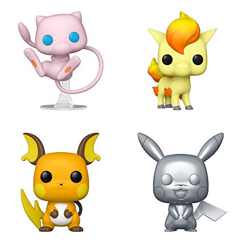 Funko-Games: POP! Pokemon Collectors Set 3 - Ponyta, Raichu, Mew, Pikachu