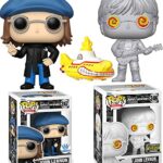 Double Lennon Rocks Figure Pop! Bundled with Exclusive Peace Glasses + Guitar John in Psychedelic Shades + Beatles Yellow Submarine Car 3-Items Double Lennon Rocks Figure Pop! Bundled with Exclusive Peace Glasses + Guitar John in Psychedelic Shades + Beatles Yellow Submarine Car 3-Items