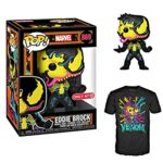 Black Light Venom (Eddie Brock) Funko Pop &Tee Size Large Black Light Venom (Eddie Brock) Funko Pop &Tee Size Large