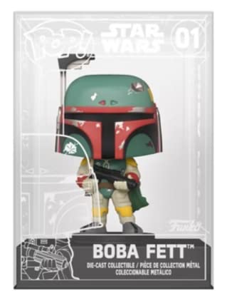 Funko Exclusive Pop! Star Wars Die-Cast Boba Fett- Regular Version Limited Edition