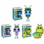 Pop!: Disney - A Bug's Life Flik, Princess Atta, and Heimlich Vinyl Figures Set of 3 by Pop