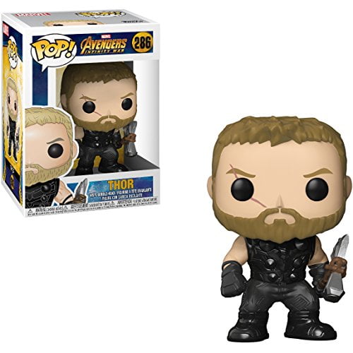 Funko Thor POP! Marvel x Avengers - Infinity War Vinyl Figure + 1 Official Marvel Trading Card Bundle [#286]