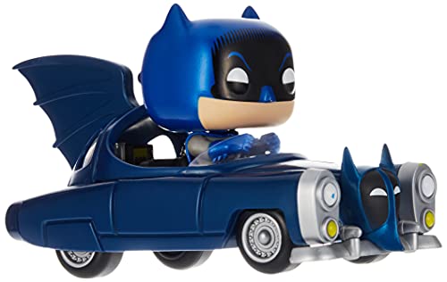 Funko Pop! Rides: Batman 80th - Blue Metallic 1950 Batmobile Vinyl Figure, Amazon Exclusive