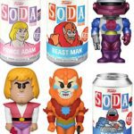 Roboto Adam Exclusive He-Man Soda Figure Masters of The Universe in Tin Can Bundled with Beast Man + Retro Character Prince 3 Items