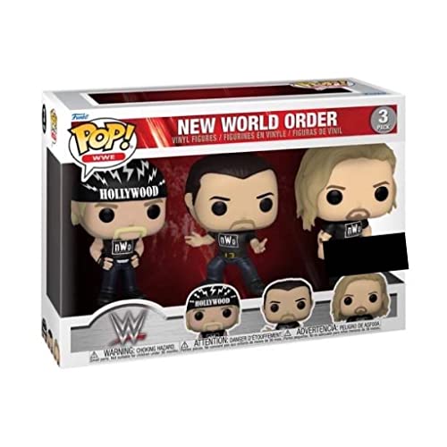 Funko Pop! WWE: New World Order (NWO) 3 Pack Vinyl Figure Set Hulk Hogan - Scott Hall - Kevin Nash