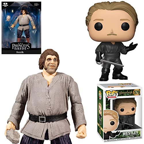 Westley Fairy Tale Adventure Princess Bride Pop! Figure Bundled with Fezzik Megafig Action Figure Movie Collectibles 2 Items