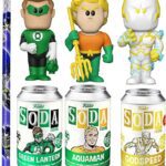 Boom! Flash Superhero Godspeed Exclusive + Green Lantern Vinyl Bundled with Retro Team DC Comics Soda Can Aquaman + Comic Pencil 4-Items Boom! Flash Superhero Godspeed Exclusive + Green Lantern Vinyl Bundled with Retro Team DC Comics Soda Can Aquaman + Comic Pencil 4-Items