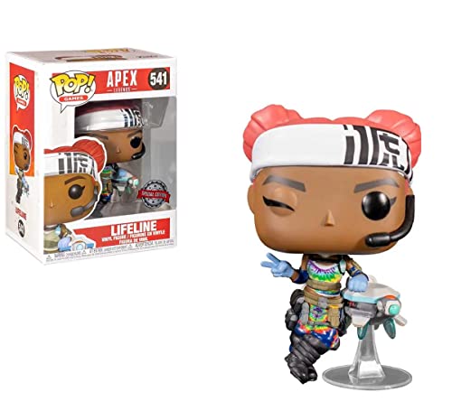 Funko Pop! Apex Lifeline Tie Dye Exclusive 541 Legends Bundled with Protective Case