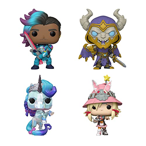 Funko Pop! Borderlands Tiny Tinas Wonderlands Set of 4 - Tiny Tina, Butt Stallion, Dragon Lord and Paladin Mike