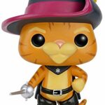 Funko POP Movies: Shrek - Puss in Boots Toy Figure,Multi-colored,3.75 inches