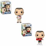 Funko POP! Movies Forrest Gump: Forrest Gump with Chocolates and Forrest Gump Ping Pong Outfit Toy Action Figure - 2 POP Bundle