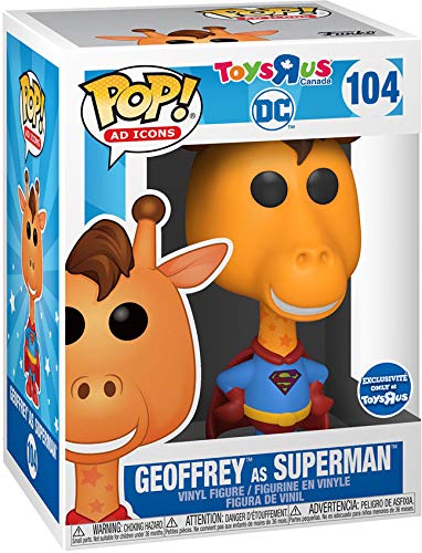 Pop Ad Icons DC Comics 3.75 Inch Action Figure Toys R Us Exclusive - Geoffrey as Superman #104