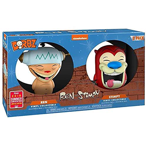 Funko Dorbz: Ren and Stimpy - Nickelodeon Vinyl Figures - 2-Pack - 2018 SDCC Exclusive