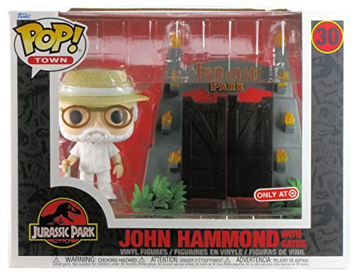 Funko POP! Town #30 Jurassic Park John Hammond with Gates, Target Exclusive