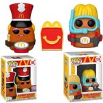 Drum N Dive Pop! McDonalds Figure McNugget (Exclusive) Drummer Nugget Convention + Bundled with Scuba Chicken + Happy Meal Pin Pack 3 Items