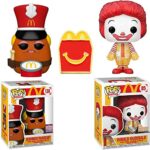 McDouble Exclusive Pop! McDonalds Figure Bundled with Ronald Glitter Diamond Mascot + Happy Meal Pin + Drummer McNugget Convention Limited Edition 3 Items