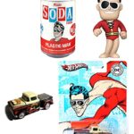 Stretch Hero Figure Soda Can Plasticman Superhero Vinyl Bundled with Retro DC Comics Plastic Man Character Die-Cast Truck 2 Items Stretch Hero Figure Soda Can Plasticman Superhero Vinyl Bundled with Retro DC Comics Plastic Man Character Die-Cast Truck 2 Items