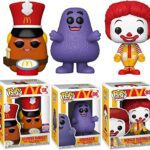 Who Thought Up These Guys? McDonalds Figure Pop! Bundle Ronald McDonald 85 + Grimace + Drummer McNugget Exclusive (3 Items) Who Thought Up These Guys? McDonalds Figure Pop! Bundle Ronald McDonald 85 + Grimace + Drummer McNugget Exclusive (3 Items)
