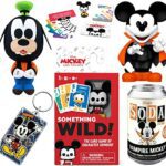 Wild Mickey Disney Figure Vinyl Soda Can Bundled with Mouse Vampire + Something Character Card Game + Goofy Mini Plush & Mickey Hanger 4-Items Wild Mickey Disney Figure Vinyl Soda Can Bundled with Mouse Vampire + Something Character Card Game + Goofy Mini Plush & Mickey Hanger 4-Items