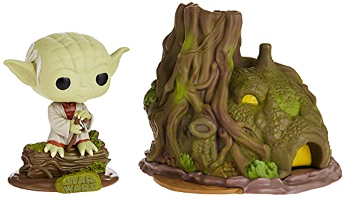 Funko Pop! Town: Star Wars - Yoda's Hut, Multicolor