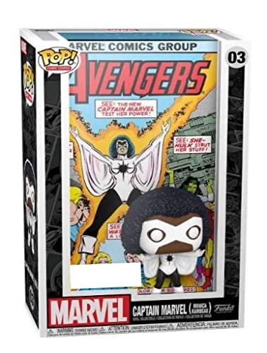 Funko Pop! Cover Art Marvel Collection Collectible Vinyl Figure Comic Covers (Captain Marvel)