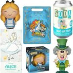 Legend of Alice Figure Disney Vinyl Bundled with Alice in Wonderland Mad Hatter Soda Can + 70th Anniversary Pin Cheshire Cat Limited Edition + Puzzle 4 Items Legend of Alice Figure Disney Vinyl Bundled with Alice in Wonderland Mad Hatter Soda Can + 70th Anniversary Pin Cheshire Cat Limited Edition + Puzzle 4 Items