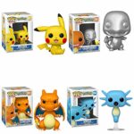 Funko Games: POP! Pokemon Collectors Set Series 7 - Pikachu, Charizard, Horsea, Charmander Silver Metallic Funko Games: POP! Pokemon Collectors Set Series 7 - Pikachu, Charizard, Horsea, Charmander Silver Metallic
