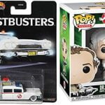 Splat Ghostbusters Movie Bill Murray Figure Marshmallow Venkman Exclusive Bundled with Car Theme Wheels Ecto-1 Model 2 Items Who ya Gonna Call?