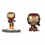 Funko Pop! Deluxe, Marvel: Avengers Assemble Series - Iron Man, Amazon Exclusive, Figure 1 of 6 & Pop! Marvel: Avengers Game - Iron Man (Stark Tech Suit), Multicolor Funko Pop! Deluxe, Marvel: Avengers Assemble Series - Iron Man, Amazon Exclusive, Figure 1 of 6 & Pop! Marvel: Avengers Game - Iron Man (Stark Tech Suit), Multicolor