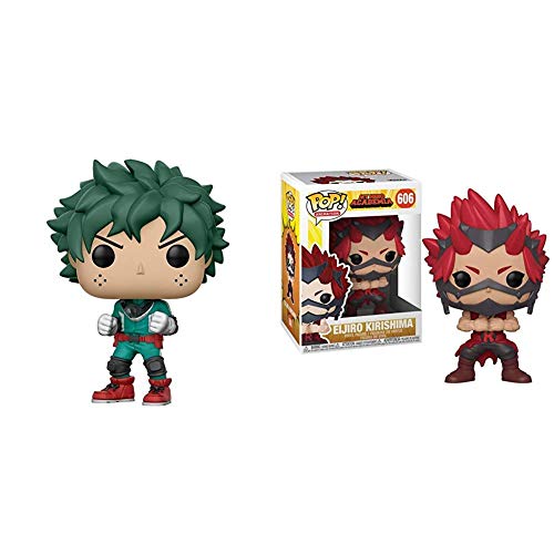 Funko POP Anime My Hero Academia Deku Action Figure,Multicolor & 42937 POP. Vinyl: Animation: My Hero Academia-Kirishima Collectible Figure, Multicolour, One-Size