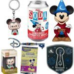 Mickey Sorcerer Fantasia Soda Disneyland Resort Attractions Space Mountain Mouse Pocket Pop Hanger Figure + Theme Park Ride Bundled with Anniversary Trading Collector Cards Pack + Mini Key Pin 4 items Mickey Sorcerer Fantasia Soda Disneyland Resort Attractions Space Mountain Mouse Pocket Pop Hanger Figure + Theme Park Ride Bundled with Anniversary Trading Collector Cards Pack + Mini Key Pin 4 items